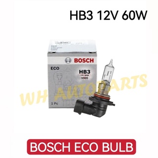 Bosch หลอดไฟหน้าฮาโลเจน HB3 12V 60W ECO LIGHT