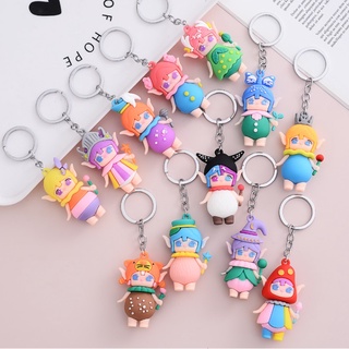 พวงกุญแจตุ๊กตา ซิลิโคน การ์ตูน น่ารัก Keychain ห้อยกระเป๋า