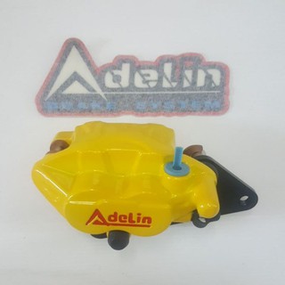 ปั้มดิสล่าง(Adelin)ADL-25ขาWAVE-110i WAVE125i ปลาวาฬ สีเหลือง
