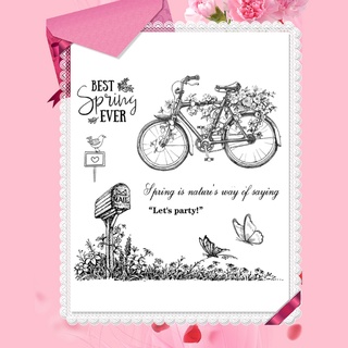 ST❀ Best Spring DIY Silicone Clear Stamp Cling Seal Scrapbook Embossing Album Decor Craft