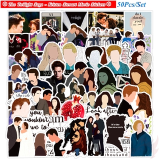 ❉ The Twilight Saga - The Love of Vampire &amp; Human Movie สติ๊กเกอร์ ❉ 50Pcs/Set DIY Fashion Doodle Decals สติ๊กเกอร์