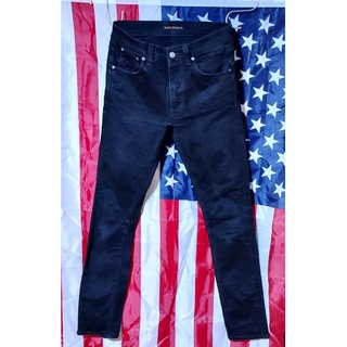 (TR--)Nudie Jeansแท้ๆ💯 Super Blackรุ่นLean Dean-Dry Cold Black ®