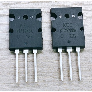 Transitor ทรานซิเตอร์ เบอร์ KTA1943A - KTC5200A ยี่ห้อ KEC( จำนวน 1 คู่ )​