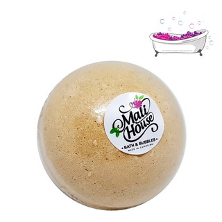 BathBomb บาธบอม สบู่สปาตัว สำหรับแช่ในอ่าง กลิ่นวนิลลา Vanilla,สีเหลือง (VN) 150g