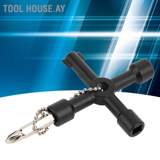 【Tool House.ay】 กล่องเครื่องมือประแจไฟฟ้ามัลติฟังก์ชั่นสําหรับใช้ในการกุญแจ