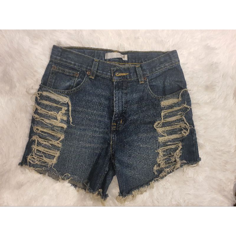 Se655กางเกงยีนส์ขาสั้นมือสอง