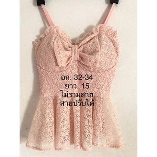 เสื้อสายเดี่ยวแฟชั่น มือ2