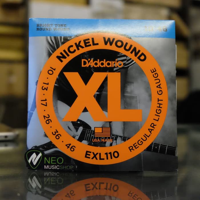 D'ADDARIO สายกีตาร์ไฟฟ้า DAddario EXL110 / EXL-110