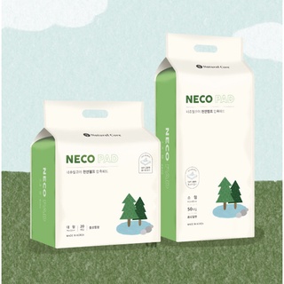 Neco Pad เเผ่นรองฉี่สุนัข มีกลิ่นหอม ซึมซับได้ดี เเห้งเร็ว ปกป้องจากเเบคทีเรีย ใช้สำหรับฝึก มี 2 ขนาด นำเข้าจากเกาหลี