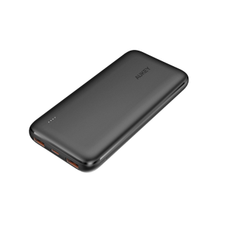 AUKEY PB-N73S พาวเวอร์แบงชาร์จเร็ว Basix Slim 10,000 mAh 18W PD&QC3.0 และ USB-C รุ่น PB-N73S