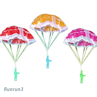 Run 2-in-1 ของเล่นร่มชูชีพ ลงจอด โยนมือ ลงจอด พร้อมตุ๊กตาทหารอีสเตอร์ สําหรับเด็กผู้ชาย ผู้หญิง