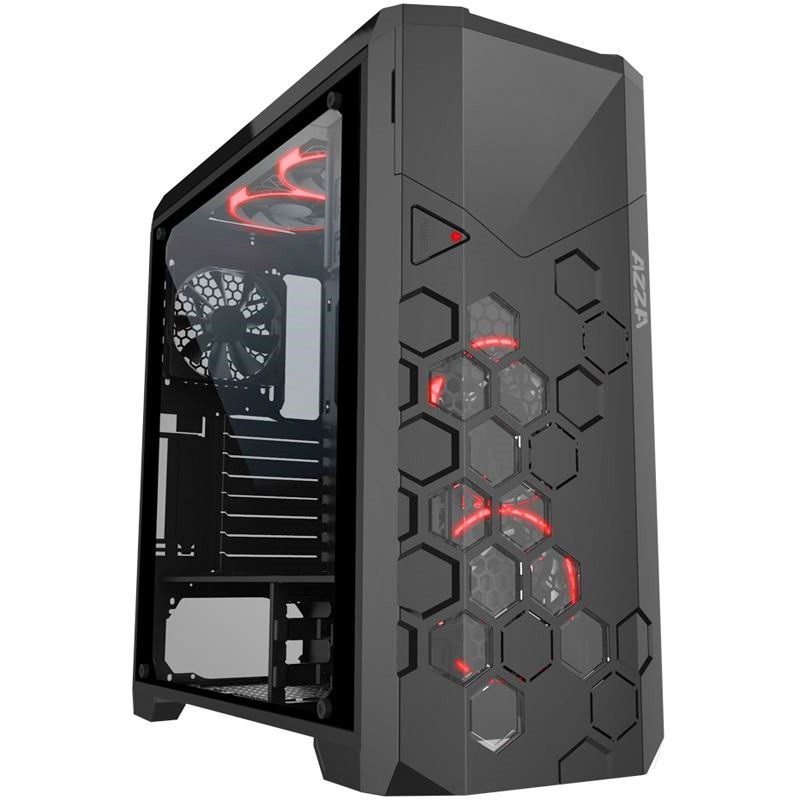 CASE (เคส) AZZA Full Tower Gaming Computer Case Storm 6000 - Black - Warranty 1 - Y