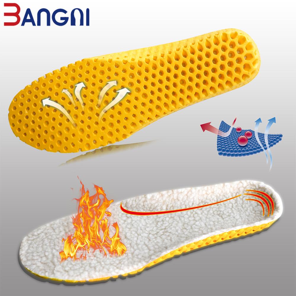 3ANGNI Keep Warm Heated Cashmere Thermal Insoles Thicken Soft