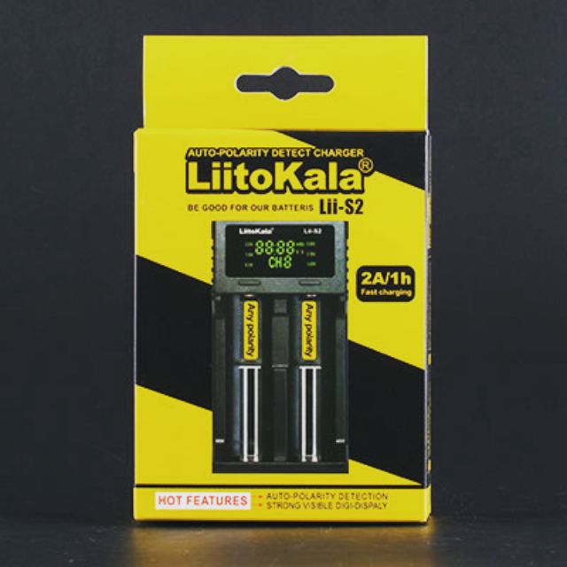 เครื่องชาร์จถ่าน LiitoKala S2 ลิโต้กาลา รุ่นใหม่ type C