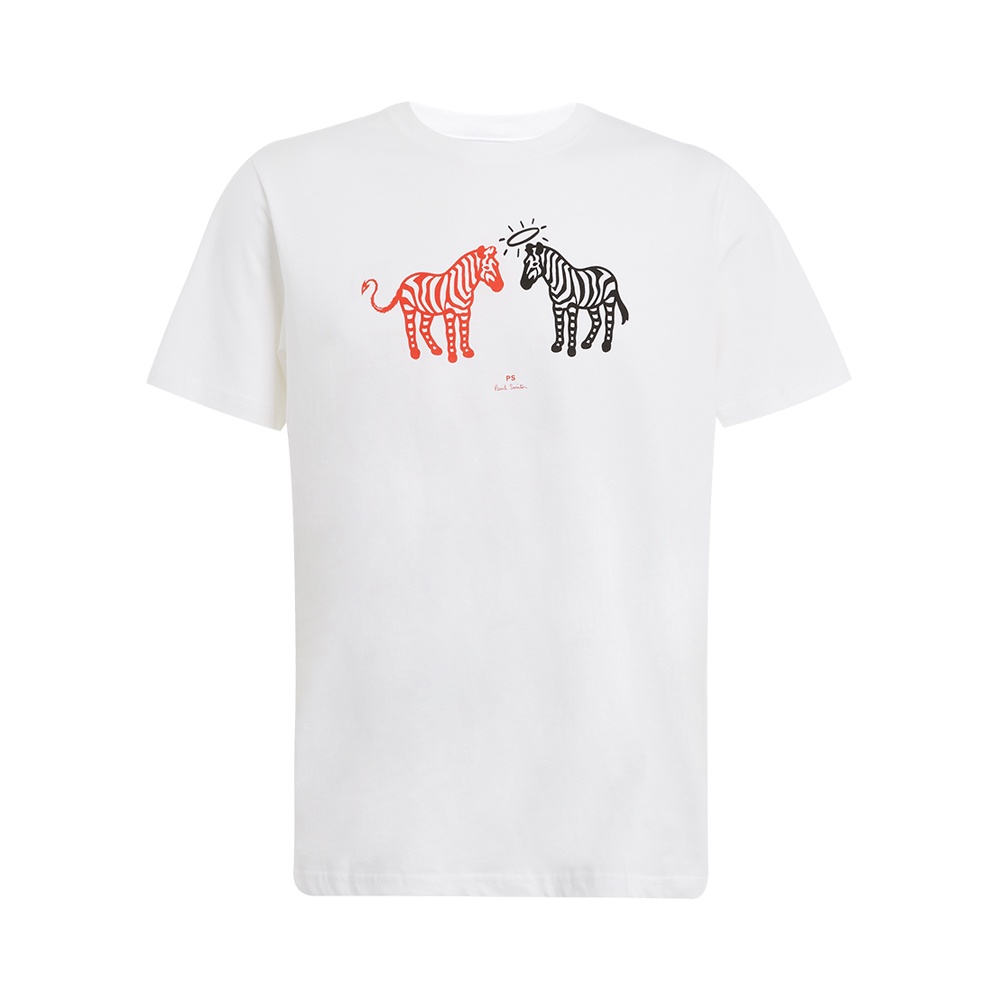 เสื้อยืดแขนสั้น ผ้าฝ้าย พิมพ์ลาย By Paul Smith สําหรับผู้หญิง S-5X