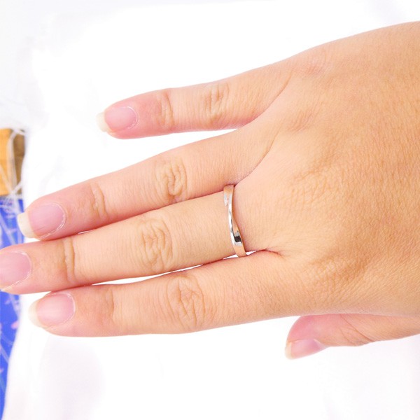 แหวนหัวบิดกว้าง3มิล / เงินแท้92.5% แฟชั่น สไตล์คลาสสิค ดีไซน์สวยเก๋ : E-V-Fla3/1.2Tw - รูปที่ 3