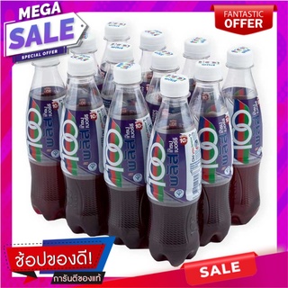 100 พลัส เครื่องดื่มเกลือแร่อัดลม กลิ่นเกรปเบอร์รี่ 370 มล. แพ็ค 12 ขวด 100 Plus Soft Drink Grapeberry 370 ml x 12 Bottl