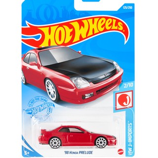 รถเหล็ก HOTWHEELS ของแท้ 98 Honda Prelude (Red)