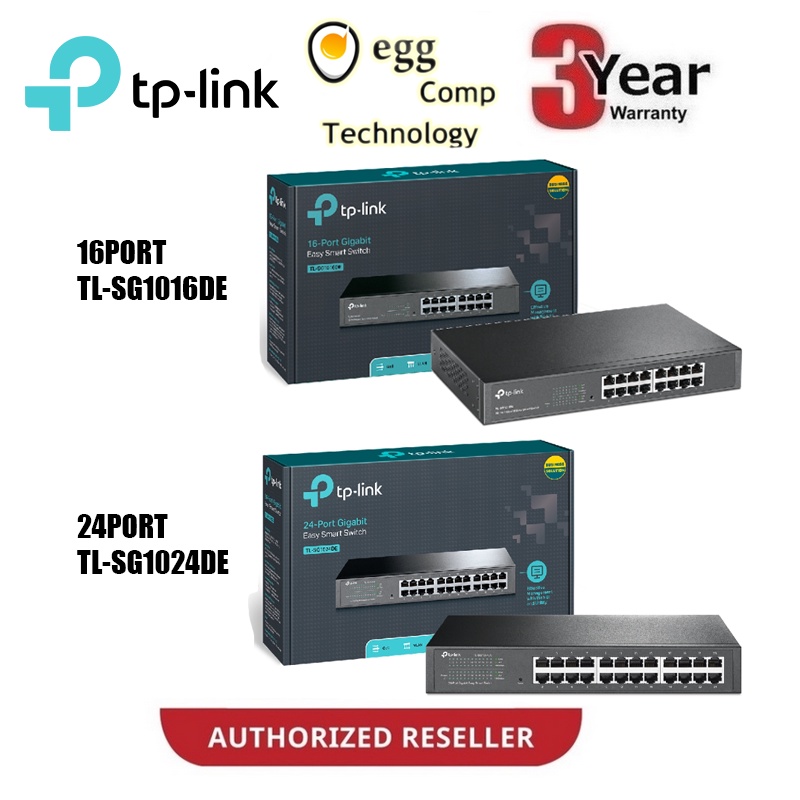 TP-Link TL-SG1024DE TL-SG1016DE 24/16 Port Gigabyte 10/100/1000Mbps Desktop Network Ethernet LAN Swi