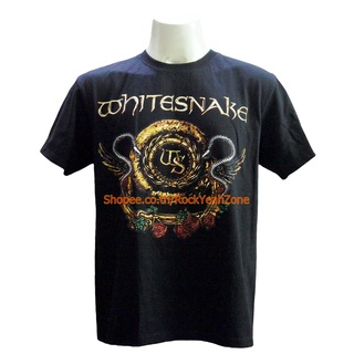 เสื้อวง WHITESNAKE เสื้อไซส์ยุโรป ไวท์สเนก PTA1174 เสื้อวงดนตรีต่างประเทศ Rockyeah