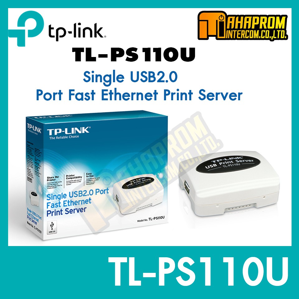 TP-LINK USB 2.0 ETHERNET PRINT SERVER (TL-PS110U).