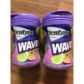 Dentyne Wave (SUGAR FREE) หมากฝรั่ง lime passion ไม่มีน้ำตาล เสาวรส มะนาวชูการ์ฟรี พร้อมส่ง เดนทีน เวฟ