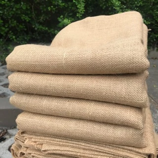 พร้อมส่ง [แบ่งขาย] ผ้ากระสอบ ป่านอินเดีย อย่างดี พรี่เมี่ยม ตาถี่ เนื้อสวย พรอพ ถ่ายรูปสินค้า ปูโต๊ะ ห่อกระถาง