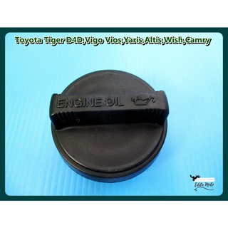 TOYOTA TIGER D4D VIGO VIOS YARIS ALTIS WISH CAMRY OIL ENGINE TANK CAP  // ฝาปิดน้ำมันเครื่อง สินค้าคุณภาพดี