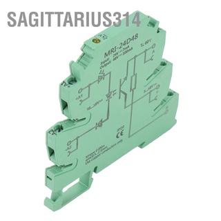 Sagittarius314 MRI-24D48 DC Photoelectrical Coupler Isolating PLC Relay Module Input 24VDC Output 3-48VDC