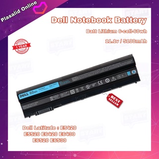 แบตโน๊ตบุ๊ค Dell Battery Notebook E5420 E5430 E5520 E5530 E6420 E6430 E6520 E6530 T54FJ 65WH 11.1V 5100mAh ประกัน 1 ปี