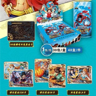 New one piece card game animation peripheral character collection card chopper Frankie Luffy ur SSR card toy