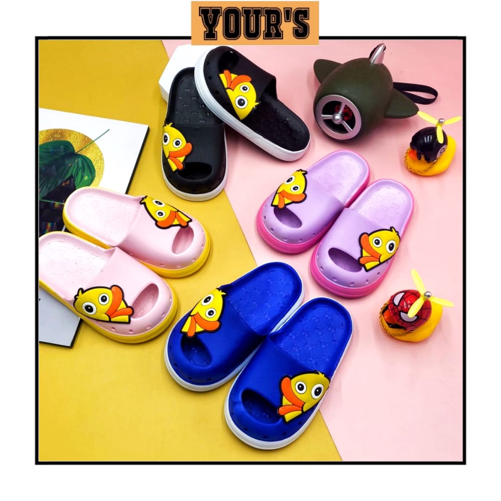 Yours_my Kids Shoes Slipper รองเท้าเด็ก รองเท้าแตะ (เป็ด)