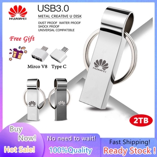 HUAWEI ( Top Store ) แฟลชไดรฟ์ Usb 3 . 0 U Disk Drive พร้อมฟรี Mirco V8 &amp; Type C