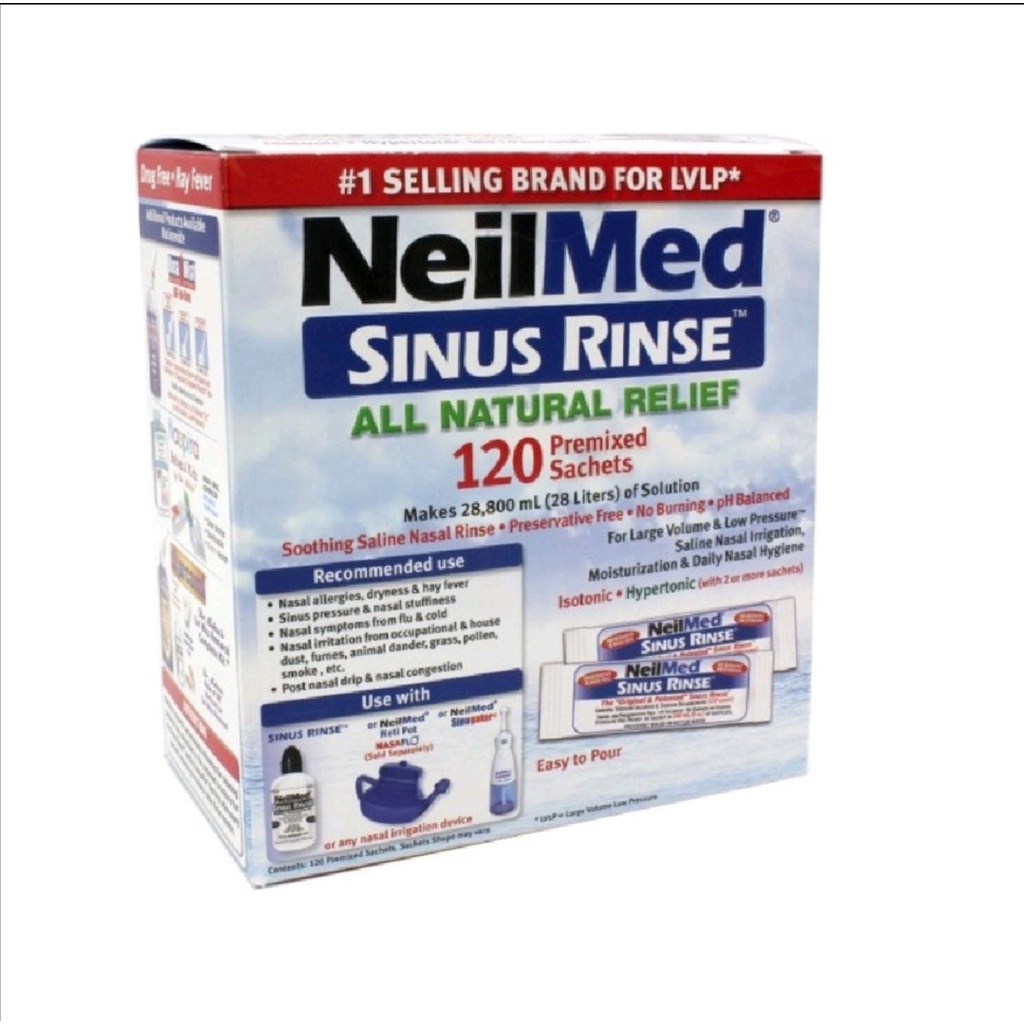 Neilmed Sinus Rinse Premixed Sachets 120s