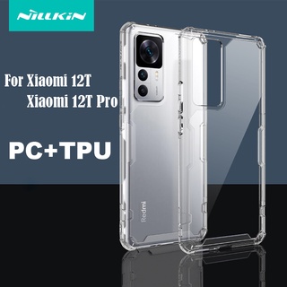 เคสโทรศัพท์มือถือ TPU แบบใส ลาย NILLKIN Nature สําหรับ Xiaomi 12T Pro 12T