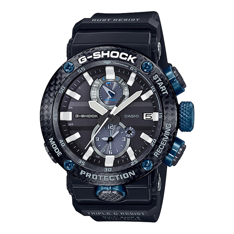 Casio G-Shock นาฬิกาข้อมือผู้ชาย สายเรซิ่น รุ่น GWR-B1000,GWR-B1000-1A1 - สีดำ