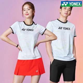 Yonex ใหม่ เสื้อยืดลําลอง แขนสั้น แห้งเร็ว สําหรับผู้ชาย ผู้หญิง เหมาะกับการวิ่ง เล่นกีฬาแบดมินตัน