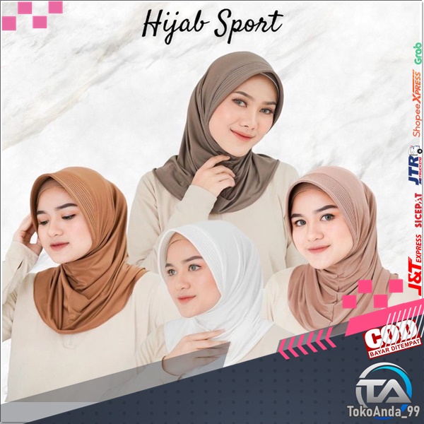 Sport HIJAB / VOLLY SPORTS HIJAB / SPORTY HIJAB / WOMEN& 39;S SPORTS HIJAB