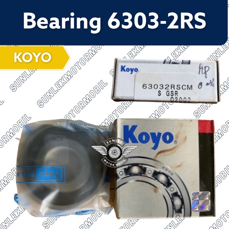 MESIN 6303 2RS 6303-2RS BEARING LAHAR LAHER ENGINE MOTORCYCLE CAR KOYO ORIGINAL