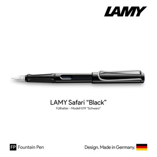 Lamy Safari Black Fountain Pen - ปากกาหมึกซึมลามี่ซาฟารี สีดำ