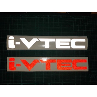 สติ๊กเกอร์ ติดรถ I-VTEC งานตัด 3Mสะท้อนแสง