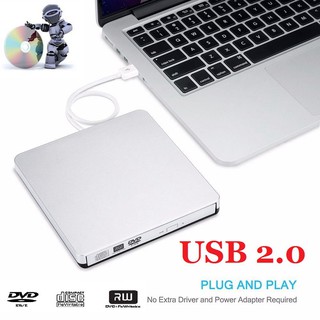 เครื่องเล่น dvd drive usb 2 . 0 ขนาดพกพา