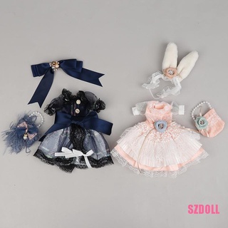 [ts1SZDOLL] ชุดเดรสกระโปรง 1/6 BJD 30 ซม. สําหรับตุ๊กตา BJD