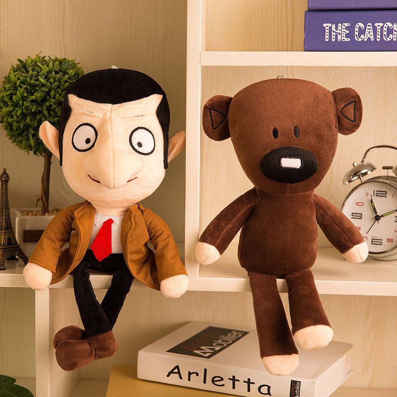 Mr Bean+Teddy Bear Soft Doll Stuffed Animal Plush Toy Kid Xmas Gift XKfP |  Shopee Thailand