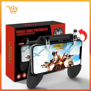 W10 Mobile Game Controller Joystick Gamepad PUBG จอยเกมส์ เกมส์มือถือ ใช้กับจอขนาด 4.7-6.5 นิ้ว