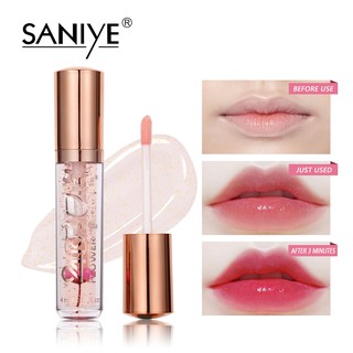 SANIYE ลิปกลอสบำรุง ริมฝีปากอวบอิ่ม สีใส L1121