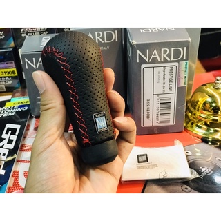 หัวเกียร์ Nardi แท้ ITALY SHIFTKNOB  Prestige line : Blk perforated lth. -blk lih.  Red stitching  Sale 5,800฿🔥