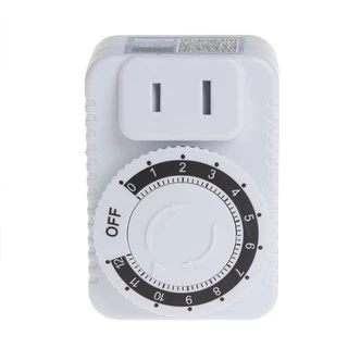 ปลั๊กตั้งเวลาอุปกรณ์เครื่องใช้ไฟฟ้า AC 220V แบบตั้งเวลา 12 ชั่วโมง