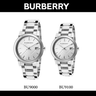 Burberry ของแท้100% BU9000 BU9100 - นาฬิกาแบรนด์เนมBU นาฬิกาผู้หญิงผู้ชาย สินค้าพร้อมจัดส่ง BU-95