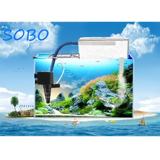 SOBO WP-880F (กรองบนสำหรับกรองงน้ำให้ใสสะอาด เหมาะกับตู้12-20 นิ้ว)